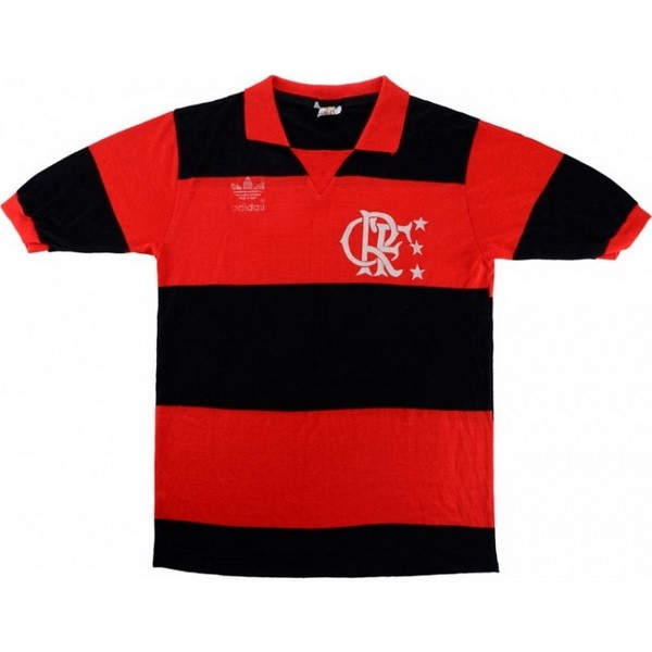 Maillot Football Flamengo Domicile Retro 1982 Rouge